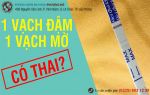 Que thử thai 1 vạch đậm 1 vạch mờ có thai không?