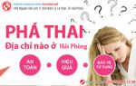 Địa chỉ phá thai an toàn và không đau tại Hải Phòng