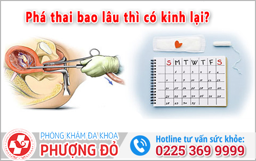 Phá thai bao lâu thì có kinh lại?