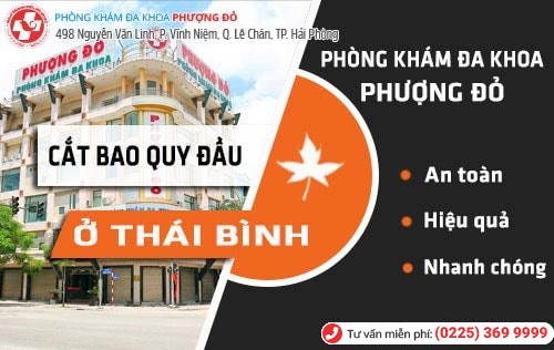 Đa Khoa Phượng Đỏ - địa chỉ cắt bao quy đầu ở Thái Bình hiệu quả