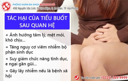 Tiểu buốt sau quan hệ ở nam, nữ do đâu? Có sao không?