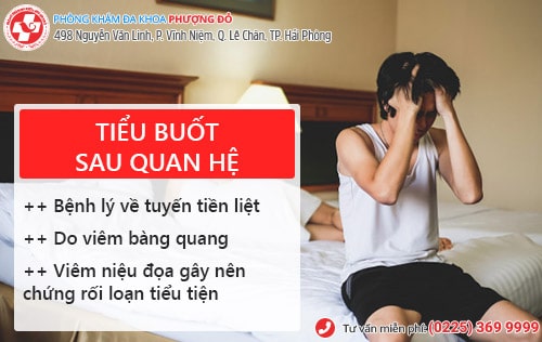 Tiểu buốt sau quan hệ ở nam, nữ do đâu? Có sao không?