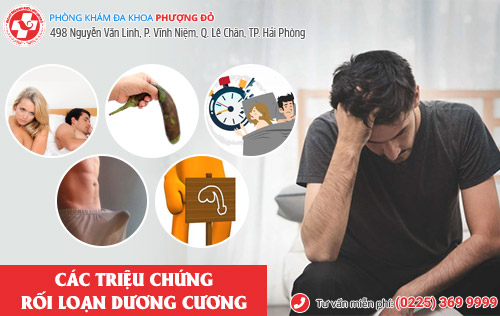 Các triệu chứng rối loạn cương dương ở nam giới Các triệu chứng rối loạn cương dương ở nam giới