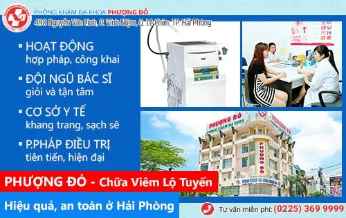 Phượng Đỏ - địa chỉ chữa viêm lộ tuyến hiệu quả ở Hải Phòng